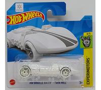 Hot Wheels HW Braille Racer - Twin Mill (White) 4/5 Experimotors 85/250 (National Federation of the Blind)