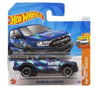 Hot Wheels HW Hot Trucks 2/10 - '19 Ford Ranger Raptor 1:64 Scale Diecast Model Vehicle - HTD05, Short Card, Red