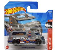 Hot Wheels - HW Rapid Response - HW Rescue 5/10 - HCX79 - Short Card - Ambulance - Mattel 2022