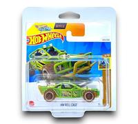 Hot Wheels HW Roll Cage (Green, Gold & Brown Let's Race) 8/10 HW Dirt - 2024-233/250 (Short Card) - includes a KLAS Car Keeper Protector Case - HTB30