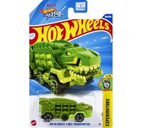 Hot Wheels HW Ultimate T Rex Transporter, Experimotors 4/10 [Green] 156/250