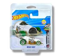 Hot Wheels Instant Boost (White, Green & Light Brown - NEW 2026 CASTING) 1/10 HW Starting Grid - 2026-22/250 (Short Card) - includes a KLAS Car Keeper Protector Case - JJH31