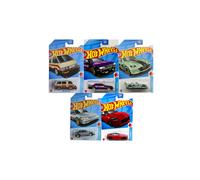 Hot Wheels J-Imports Die-Cast Cars 5-Pack Random Japanese Cars Collection Random JDM Vehicles (Styles May Vary)