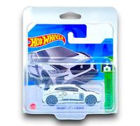 Hot Wheels Jaguar i-Pace eTrophy (White) 9/10 HW Green Speed - 2023-158/250 (Short Card) - COMES IN A KLAS CAR KEEPER PROTECTIVE COLLECTORS CASE - HKK25