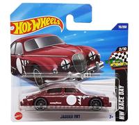 Hot Wheels - Jaguar MK1 - HW Race Day 2/10 - HYX19 - Short Card - Good Year - Dark Red - Mattel 2025 - 1:64