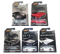 Hot Wheels James Bond 007: Complete set of 5 Diecast Cars
