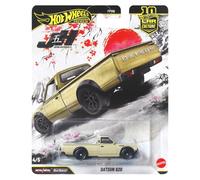 Hot Wheels Datsun 620 Car Culture Vehicle, Premium 1:64 Scale Die-Cast Toy Car with Real Riders Tires & Metal/Metal Body & Chassis, JKF12