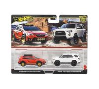 Hot Wheels Premium 2-Pack 2025 Mix 3 Subaru Crosstrek & 18 Toyota 4Runner