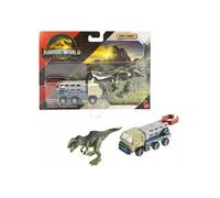 Hot Wheels Jurassic World Rebirth, Dinosaur Collection Vehicle and Figure (Giganotosaurus Loader)