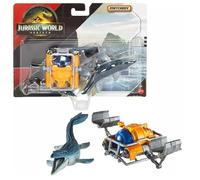 Hot Wheels Jurassic World Rebirth, Dinosaur Collection Vehicle and Figure (Mosasaurus Sea Sub)