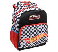 Hot Wheels Kids Backpack Childrens Boys School Bag Bottle Holders 35x30cm