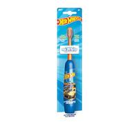 Hot Wheels Kids Battery Powered Electric Toothbrush with Soft Bristles, Enhanced Vibration, Protection Cap & Battery Included for Children Aged 4-14 Years Old, BPA-Free & Non-Toxic Toothbrush
