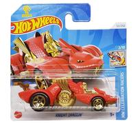 Hot Wheels Knight Draggin HW Celebration Racers 2/10 HRY96 Short Card Year of The Dragon Mattel 2024-1:64