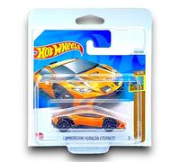 Hot Wheels Lamborghini Huracan Sterrato (Orange & Black) 6/10 HW Dirt - 2024-222/250 (Short Card) - includes a KLAS Car Keeper Protector Case - HRY87