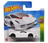 Hot Wheels - Lamborghini Sesto Elemento - HW Exotics 4/10 - HTC23 - Short Card - Sports Car - White - Mattel 2024 - 1:64