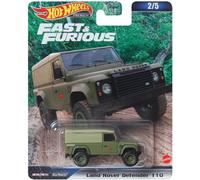 Hot Wheels Land Rover Defender 110 1:64 The Fast and Furious Die Cast HKD26