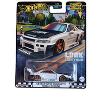 Hot Wheels LB-ER34 Super Silhouette Nissan Skyline, Boulevard Premium LBWK Liberty Walk [White]