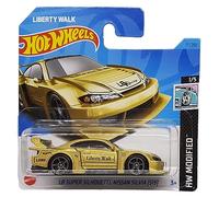Hot Wheels - LB Super Silhouette Nissan Silvia [S15] - HW Modified 1/5 - HKK47 - Short Card - Liberty Walk LBWK - Gold Metallic - Mattel 2023