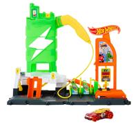 Hot Wheels City Electric Charging Station Car
