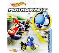 Hot Wheels Light-Blue Yoshi Mariokart Character Car Diecast 1:64 Scale