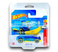 Hot Wheels Lightnin' Bug (Clear Blue and Yellow) 1/10 HW Rescue - 2023-179/250 (Short Card) - COMES IN A KLAS CAR KEEPER PROTECTIVE COLLECTORS CASE - HKK69