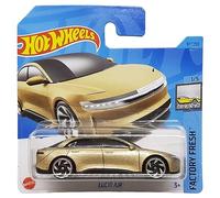 Hot Wheels - Lucid Air - Factory Fresh 1/5 - HKJ29 - Short Card - Gold Metallic - Mattel 2023