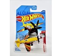 Hot Wheels Mad Propz Plane, 186/250 HW Rescue 6/10 (Yellow/Red)