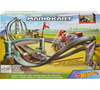 Hot Wheels Mario Kart Circuit Lite Track Set & Mario Car Vehicle New Xmas Toy 5+