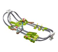 Hot Wheels Mario Kart Circuit Track Set & 2 Toy Vehicles, Racing Playset Includes Booster, Plus Mario & Yoshi Karts (Amazon Exclusive)