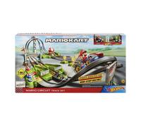 Hot Wheels Mario Kart Circuit Track Set - GCP27 - Includes Mario & Yoshi - New