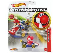 Hot Wheels Mario Kart Red Yoshi Standard Kart Diecast Toy Car