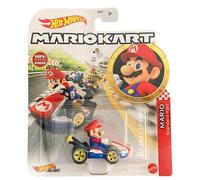 Hot Wheels Mario Kart Mario in Standard Kart Diecast Collectible Vehicle Toy New