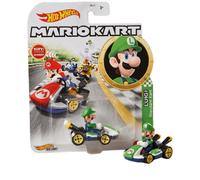 Hot Wheels- Mario Kart Luigi Car New