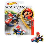 Hot Wheels Mario Kart Mario in Standard Kart Diecast Collectible Vehicle Toy New