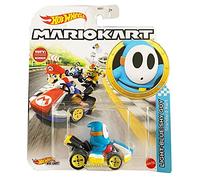 Hot Wheels Mario Kart - Metal Car - Light Blue Shy Guy Standard Kart - New 2021