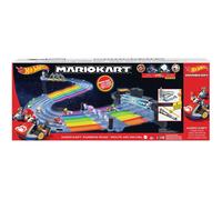 Hot Wheels Mario Kart Rainbow Road Track Playset Gift