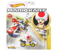 Hot Wheels Mario Kart Toad in Standard Kart Diecast Collectible Vehicle Toy New
