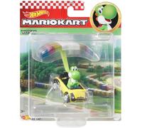 Hot Wheels Mario Kart Yoshi Coupe Glider DieCast Parachute 1:64 GVD32