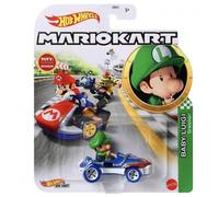 Hot Wheels Mariokart: Baby Luigi Sneeker 1:64 Diecast Car Mattel HBD28