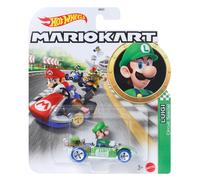 Hot Wheels Mariokart: Luigi Circuit Special 1:64 Diecast Car Mattel GRN18