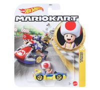 Hot Wheels Mariokart: Toad Mach 8 1:64 Diecast Car Mattel HDB35