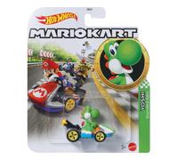 Hot Wheels Mariokart: Yoshi 1:64 Diecast Car Mattel GLP38