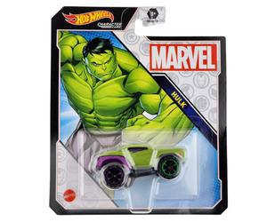 Hot Wheels Marvel Hero Hulk Character Diecast Car Official Mattel