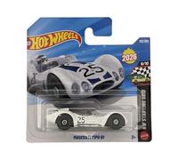 Hot Wheels Maserati Tipo 61 - JJH44 - HW Starting Grid 9/10 - Short Card - White - Officially Licensed Model - Classic Racing Paint with Start Number 25 - Mattel 2026 (123/250) - 1
