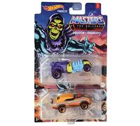 Hot Wheels Masters of The Universe [Skeletor] and [He Man] Set of 2 Cars