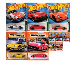 Hot Wheels Matchbox Porsche Multi Car Bundle Set