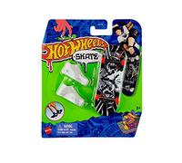 Hot Wheels Mattel Mini Skateboard with Matching Shoes, Multicolour (HGT49)