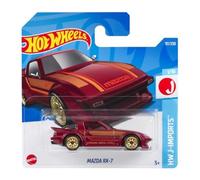 Hot Wheels - Mazda RX-7 - HW J-Imports 1/10 - HCX24 - Short Card - Sparco - GReddy - Mattel 2022