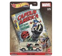 Hot Wheels MBK Van, [Light Brown] Captain America 2/5