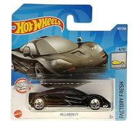 Hot Wheels - McLaren F1 - Factory Fresh 4/10 - HCT93 - Short Card - Ryu's Rides - Black - Mattel 2022